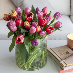 30 Tulips in Mixed colors - abcFlora.com