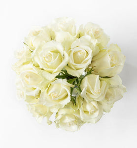 Newborn rose bouquet with vase - abcFlora.com