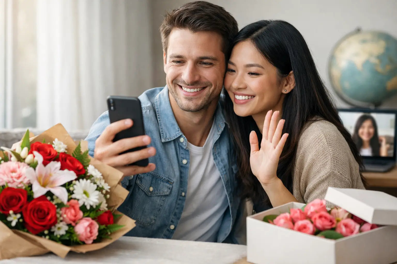 Flower Delivery for International Couples