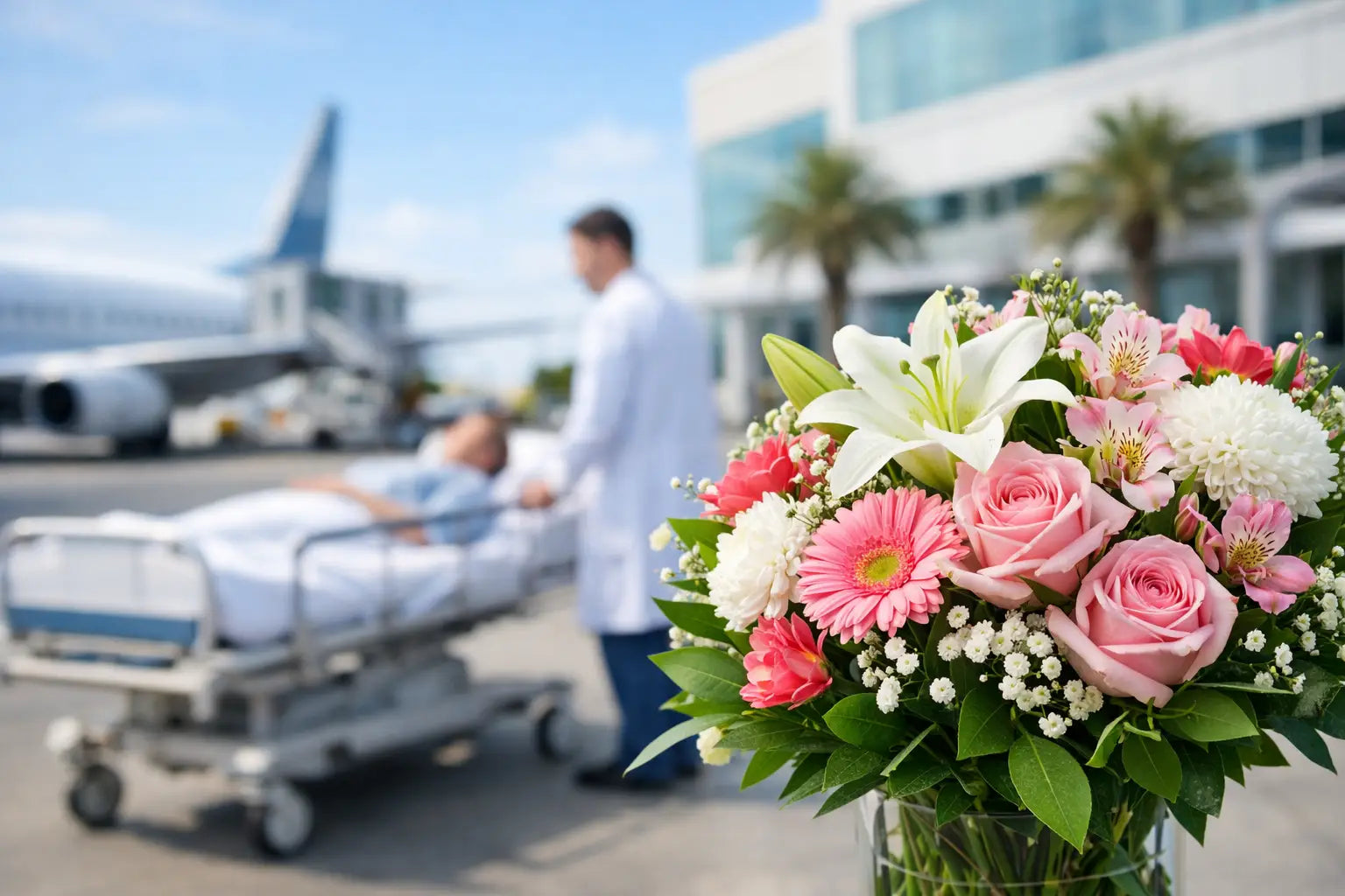 Flower Delivery to Hospitals Abroad Made Simple