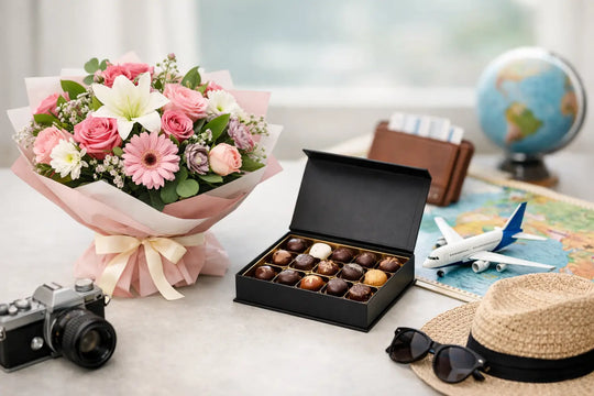 How to Send Chocolates with Flowers Abroad