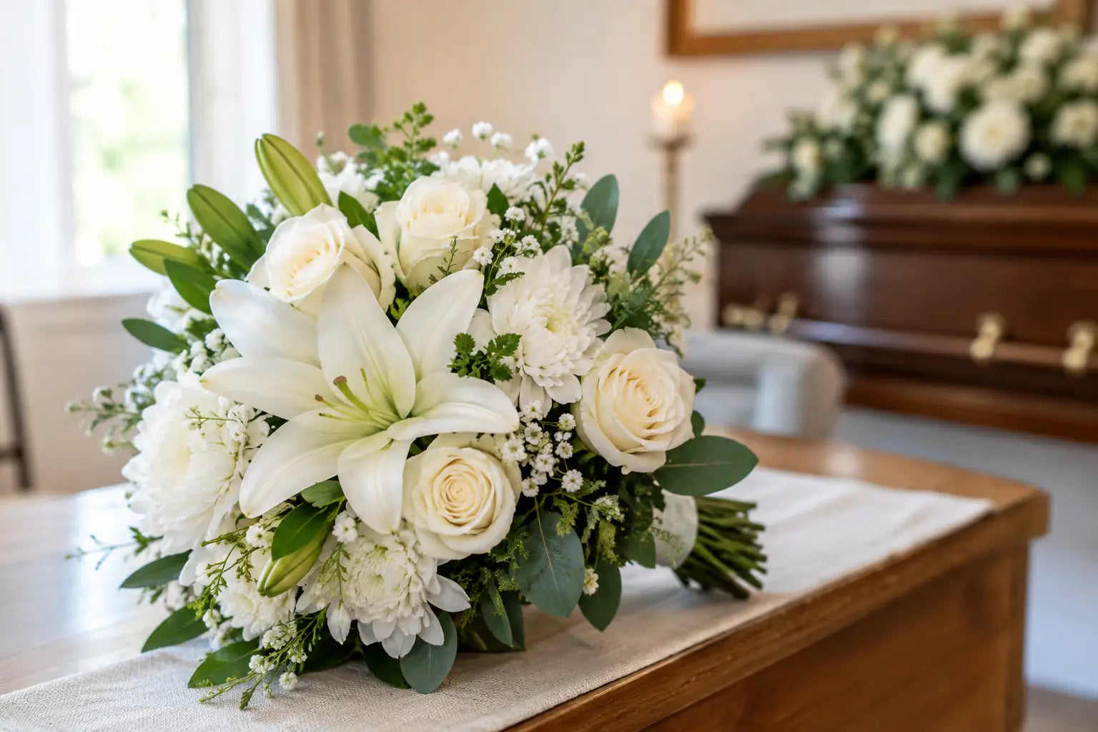 What Color Flowers for Funeral Services?