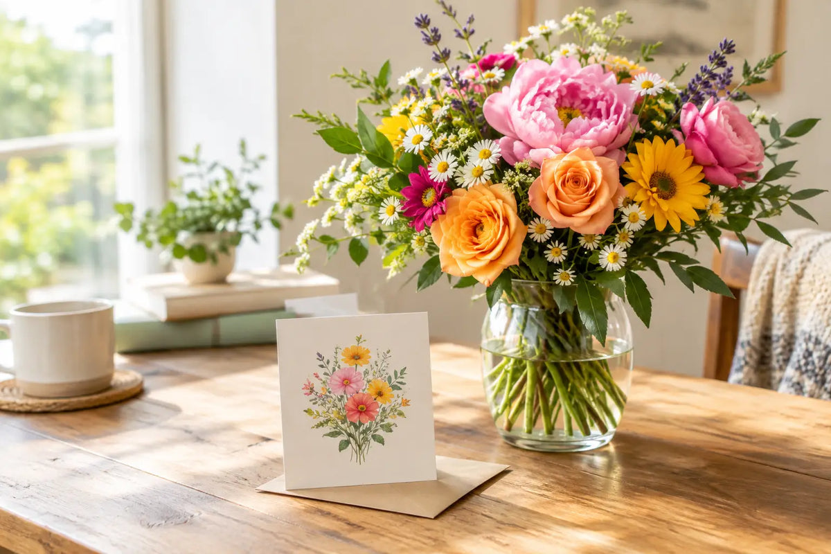 Small Message Flower Flower Card Messages That Feel Personal From Afar