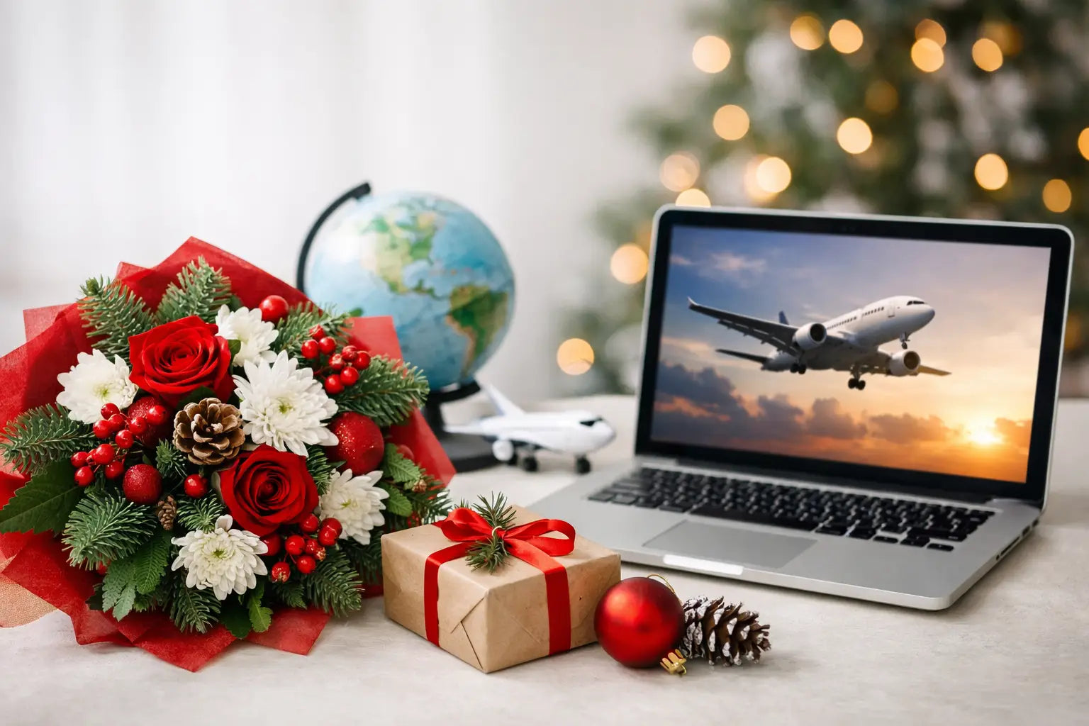 How to Send Flowers for Christmas Abroad