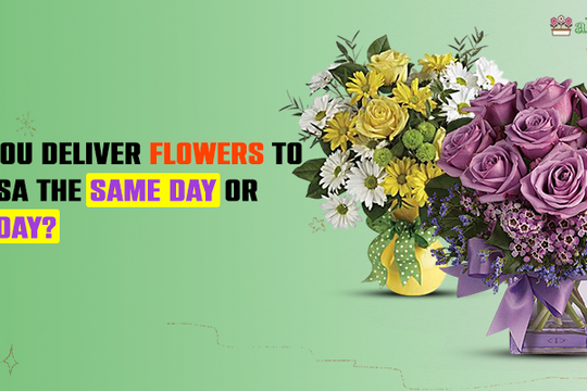 Can You Deliver Flowers to the USA the Same Day or Next Day
