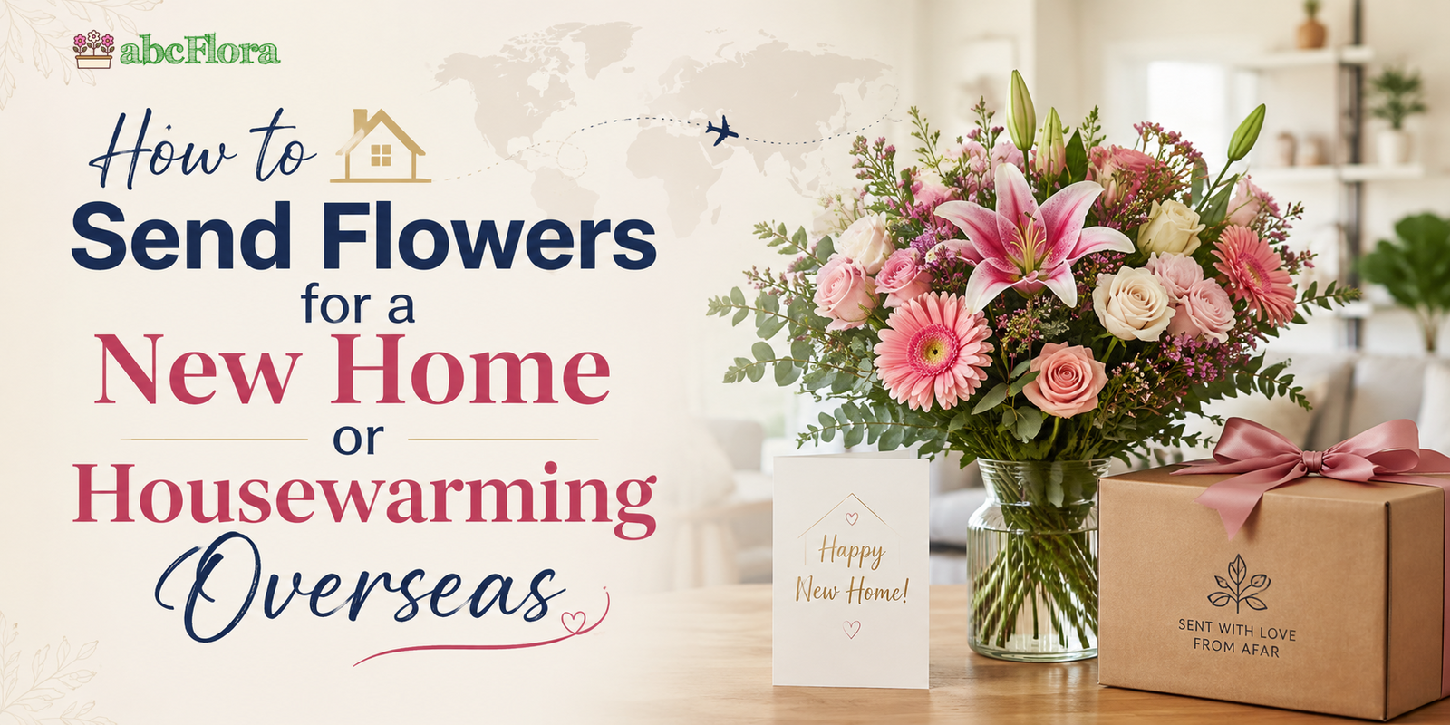 How to Send Flowers for a New Home or Housewarming Overseas