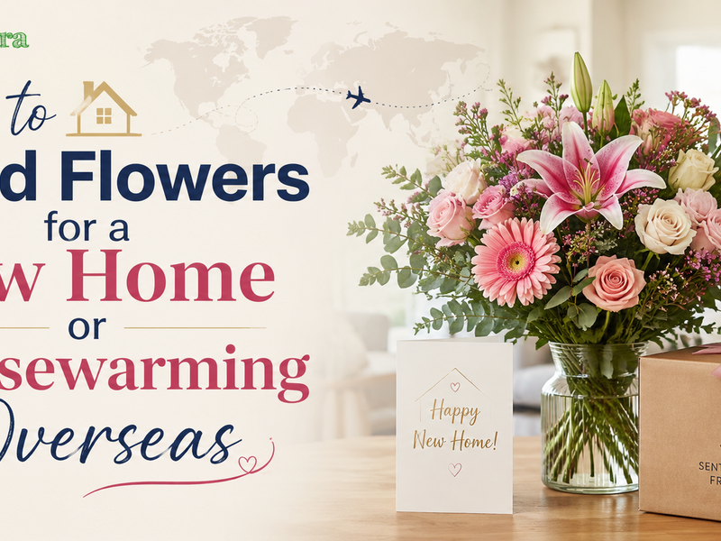 How to Send Flowers for a New Home or Housewarming Overseas