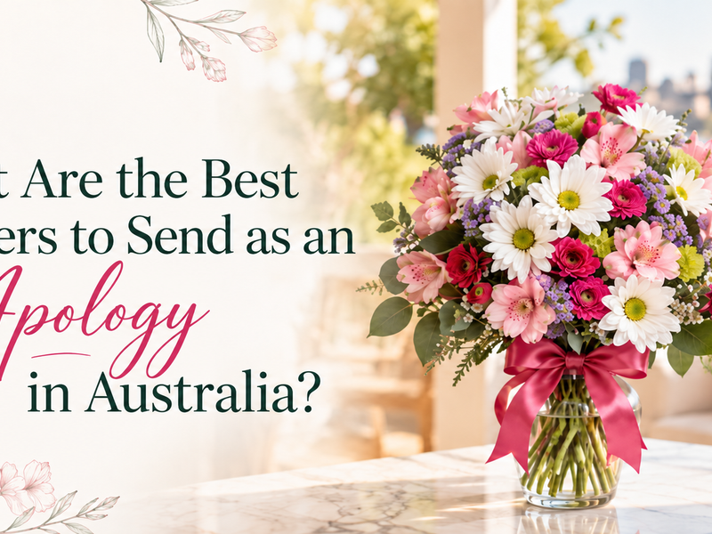 What Are the Best Flowers to Send as an Apology in Australia?