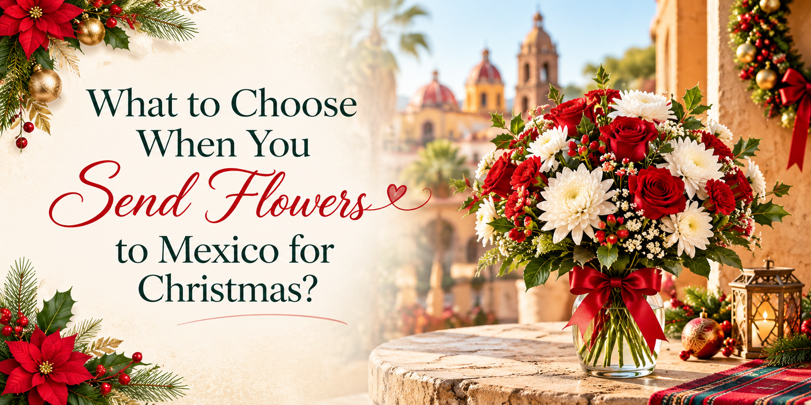 What to Choose When You Send Flowers to Mexico for Christmas?