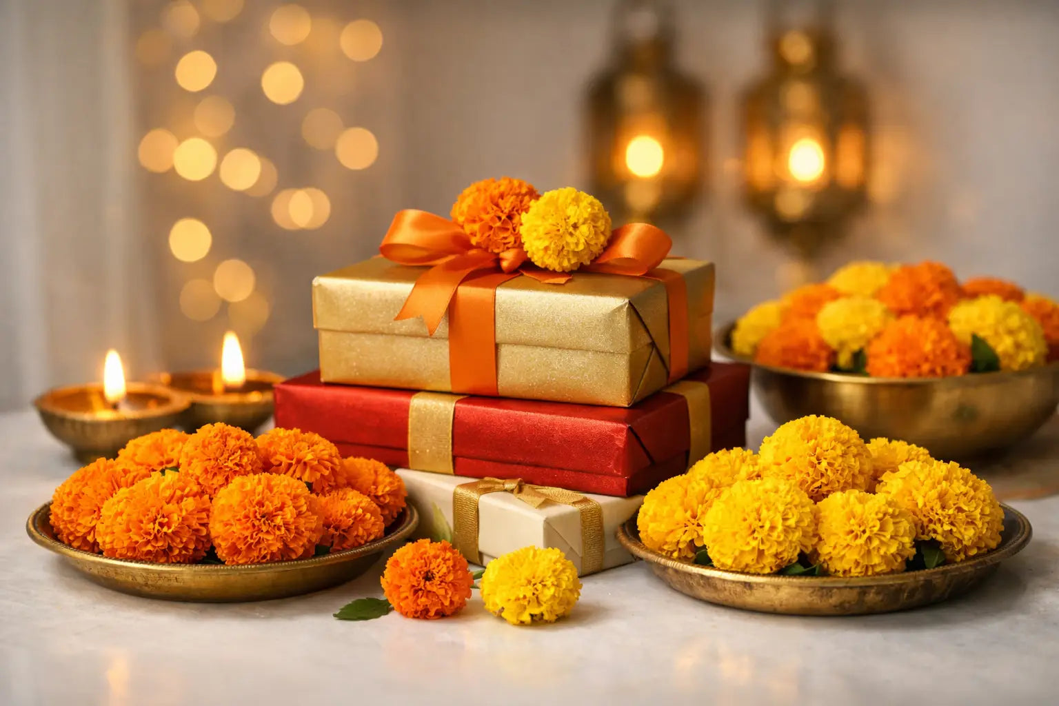 Diwali Flowers India: Marigold Gifting Ideas