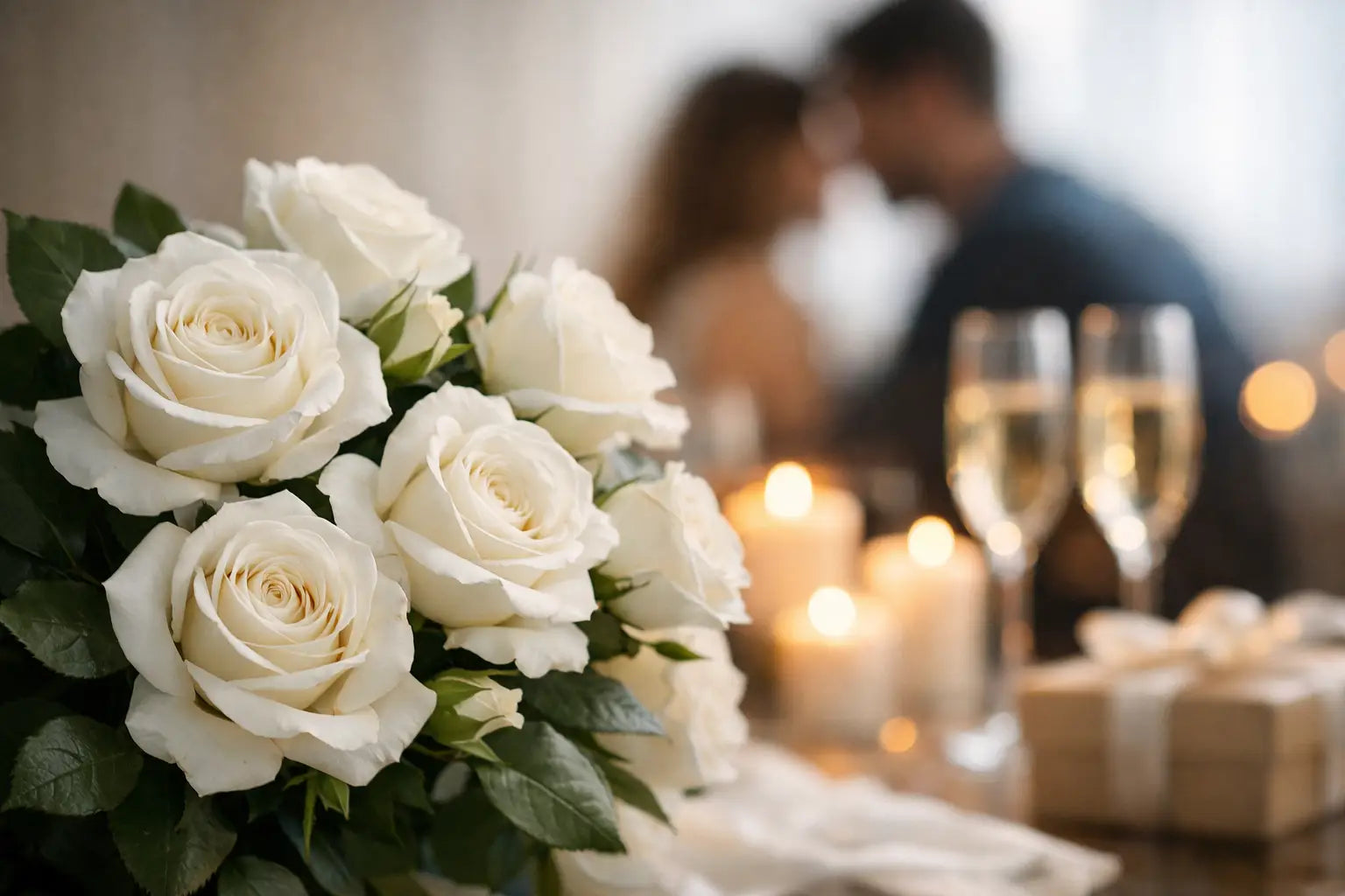 White Roses and the Moments They Express