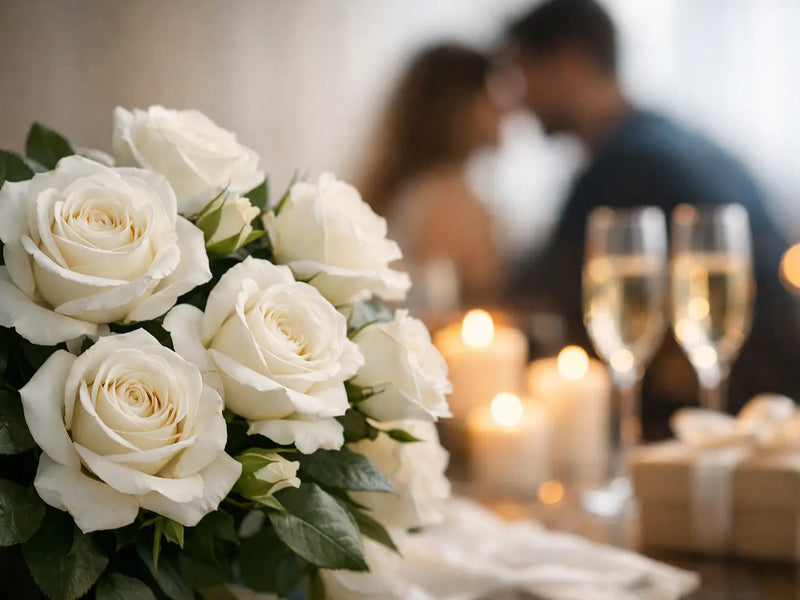 White Roses and the Moments They Express