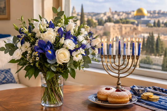 Hanukkah Flowers That Feel Thoughtful Abroad