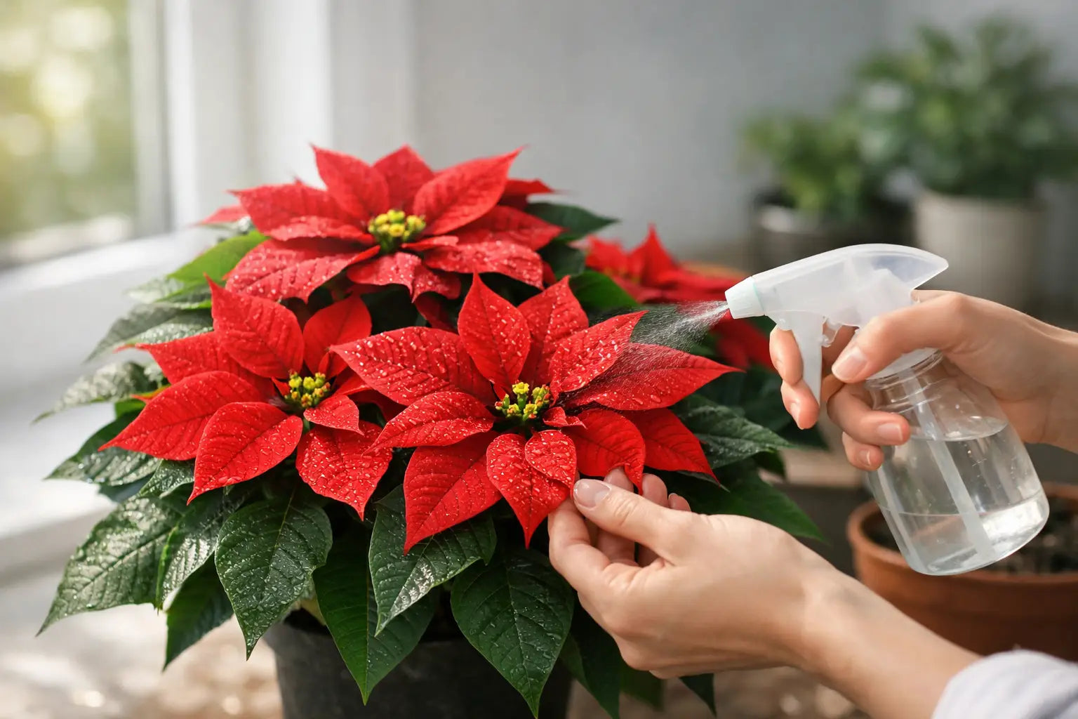 How to Care Poinsettias and Keep Them Bright