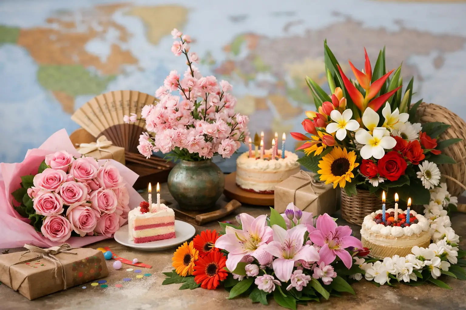 Birthday Flower Traditions Worldwide