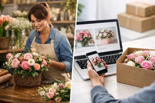 Local Florist Versus Online Flower Network