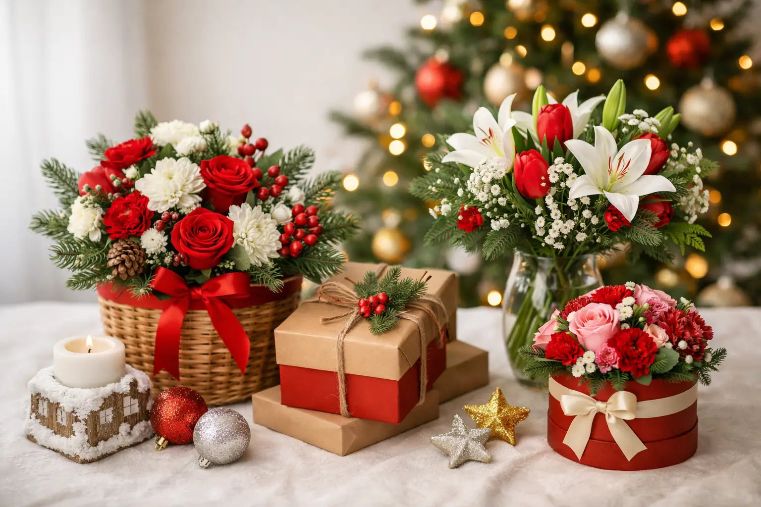 A Guide to Christmas Flower Gifts That Feel Personal