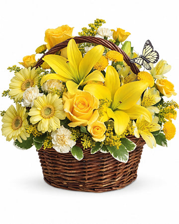 Basket Full of Wishes delivered in Lisbon and across Portugal by a local florist
