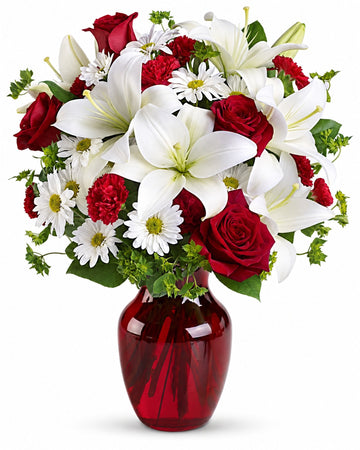 Be My Love Bouquet with Red Roses delivered in Algiers and across Algeria by a local florist