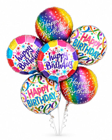 Birthday Mylar Balloons delivered in London and across the UK by a local florist
