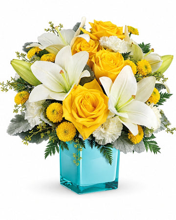 Golden Laughter Bouquet delivered in Yerevan and across Armenia by a local florist