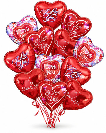 Love & Romance Mylar Balloons delivered in London and across the UK by a local florist