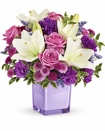 Pleasing Purple Bouquet delivered in Casablanca and across Morocco by a local florist