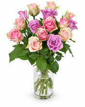 Load image into Gallery viewer, Purple and Pink Roses delivered in Oslo and across Norway by a local florist