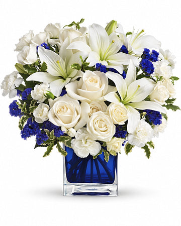 Sapphire Skies Bouquet delivered in Tórshavn and across the Faroe Islands by a local florist