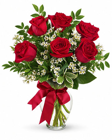 Six Red Roses delivered in Kuwait City and across Kuwait by a local florist