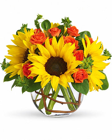 Sunny Sunflowers delivered in Bucharest and across Romania by a local florist