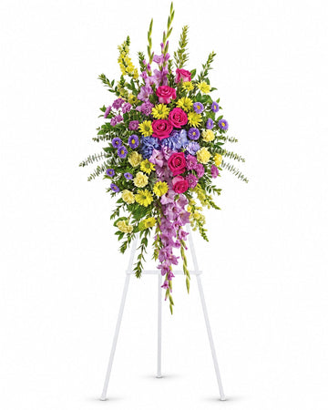 Sympathy Standing Spray delivered in Manila and across the Philippines by a local florist