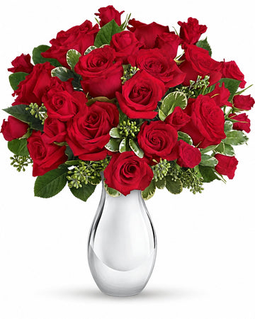 Ramo Verdadero Romance con Rosas Rojas para Bahamas con entrega a domicilio en Nassau y todo Bahamas