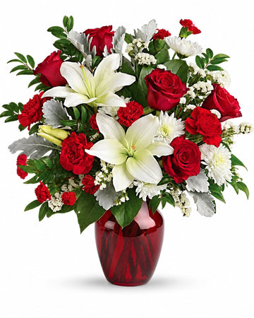 Visions Of Love Bouquet delivered in Paramaribo and across Suriname by a local florist