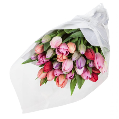 30 Tulips in Mixed colors - abcFlora.com