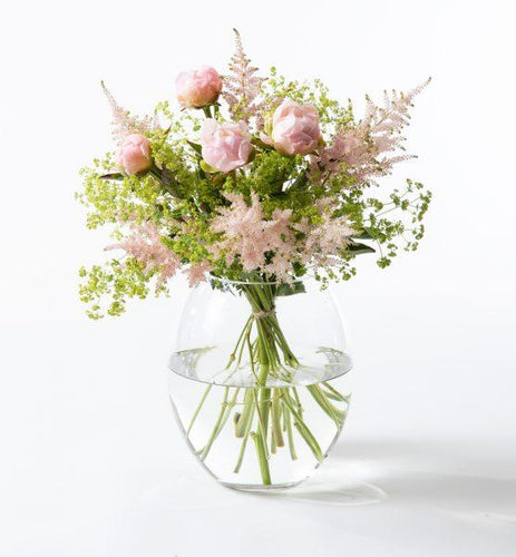 Pink peonies with astilbe - abcFlora.com