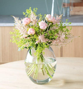 Pink peonies with astilbe - abcFlora.com