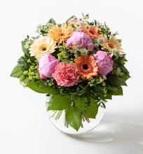 Cargar imagen en el visor de la Galería, Summer bouquet with pink peonies - abcFlora.com