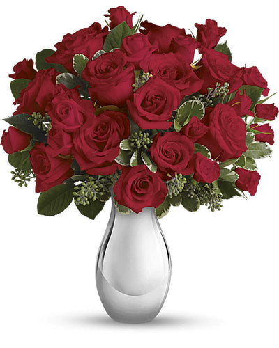 True Romance Bouquet with Red Roses - abcFlora.com