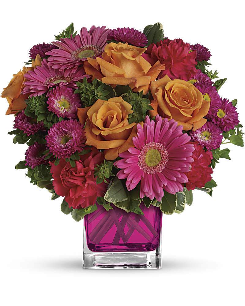 Turn Up The Pink Bouquet - abcFlora.com