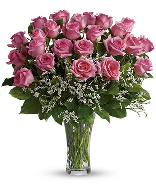 Two Dozen Pink Roses - abcFlora.com